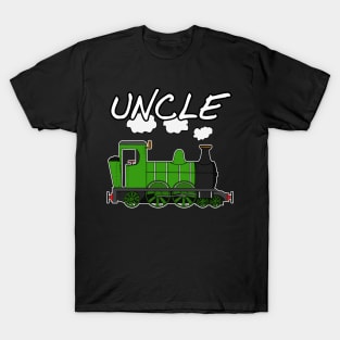 Father's Day Steam Train Uncle T-Shirt